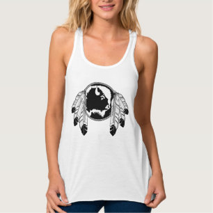 Native Art Tank Top Women's Spirit Wildlife Shirts