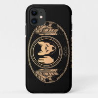 Native Art Wolf Flag iPhone 5 Case Rebellion Case