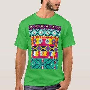 Native aztec pattern birds arrow  T-Shirt