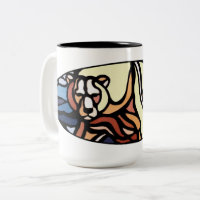 Native Bear Art Cups Mugs Polar Bear Cup & Glasses
