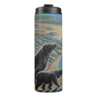 Native Bear Art Tumbler Mugs Polar Bear Drinkware