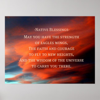 Native Blessings Poster