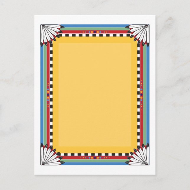 Native Border Postcard (Front)