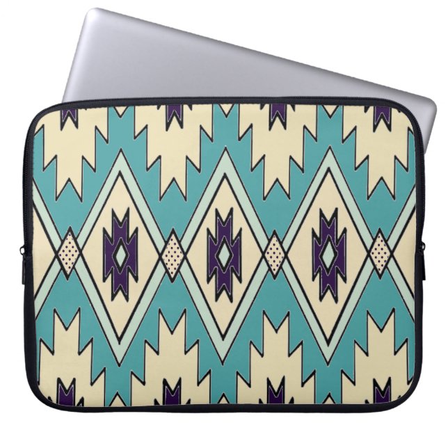 Native Chieftain Pattern Laptop Sleeve (Front)