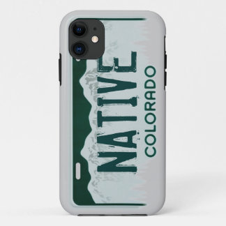 Native Colorado license plate iphone 5 case
