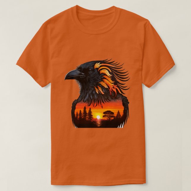 Native Crow 02 T-Shirt (Design Front)