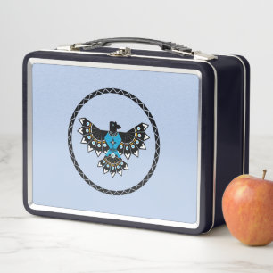 Native Eagle Metal Lunchbox