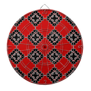 Native ethnic pattern dartboard