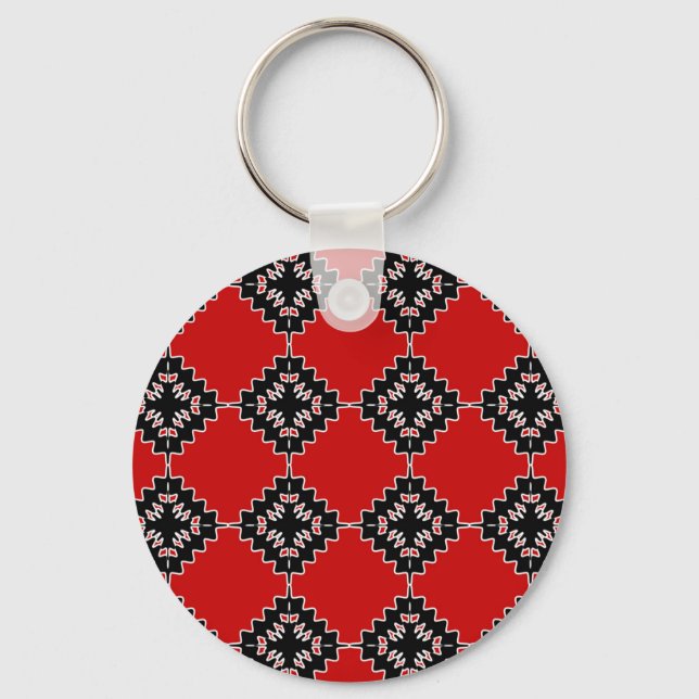 Native ethnic pattern key ring (Front)