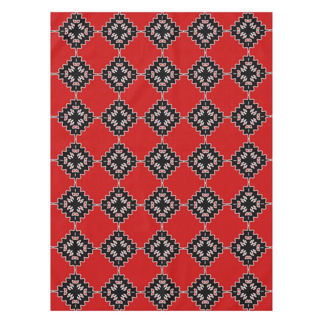Native ethnic pattern tablecloth (Front)
