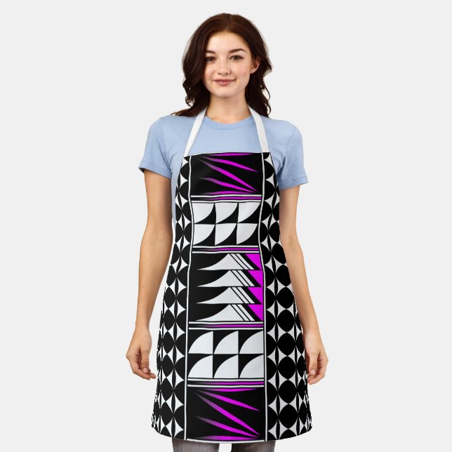 Native Feather Blessing in Pink Apron (Worn)