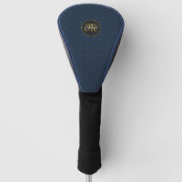 Native Gold Pattern Golf Head Cover
