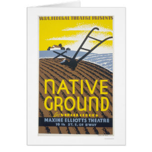 Native Ground Farmhouse 1936 WPA