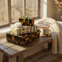 Native Harvest Corn Geometric Pattern Design
