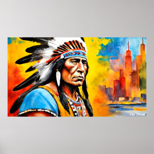 NATIVE HERITAGE MONTH-WARRIORS 19B POSTER