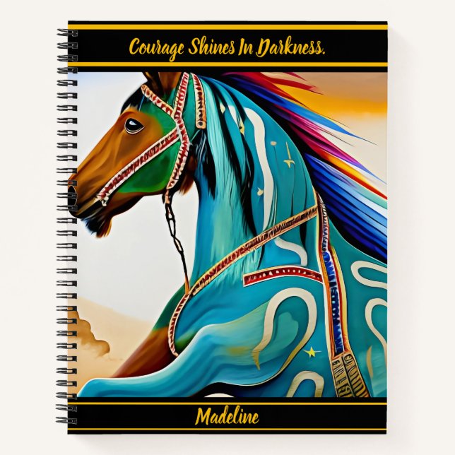Native Heritage Notebook: Artistic Flair Notebook (Front)