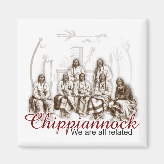 Native Indian We are all related Magnet (Front)