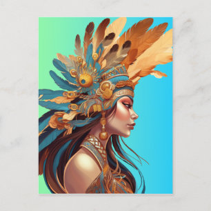NATIVE INSPIRATION #1 POSTCARD