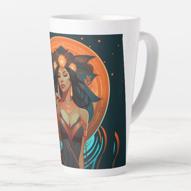 NATIVE INSPIRATION #2 LATTE MUG (Right Angle)