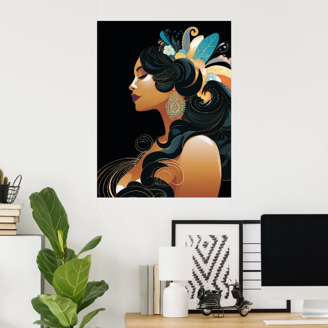 NATIVE INSPIRATION #3 POSTER (Home Office)