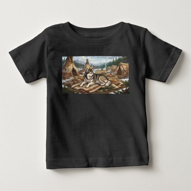 Native Malamute   Baby T-Shirt (Front)
