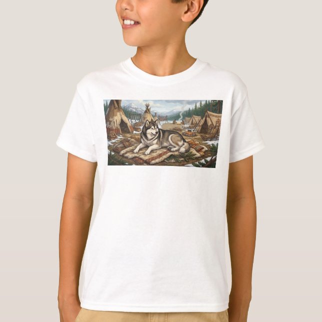 Native Malamute   T-Shirt (Front)