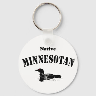 Native Minnesotan Key Ring