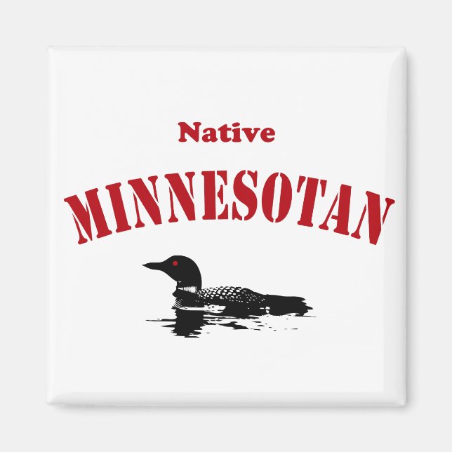 Native Minnesotan Magnet (Front)