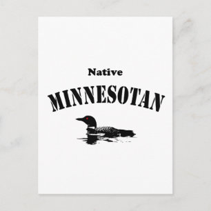 Native Minnesotan Postcard