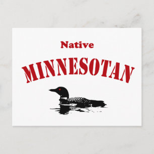 Native Minnesotan Postcard