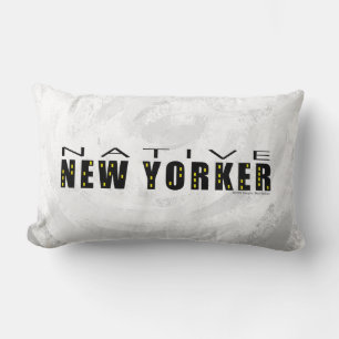 Native New Yorker black Lumbar Cushion
