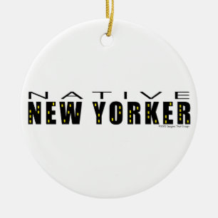 Native New Yorker Ceramic Tree Decoration