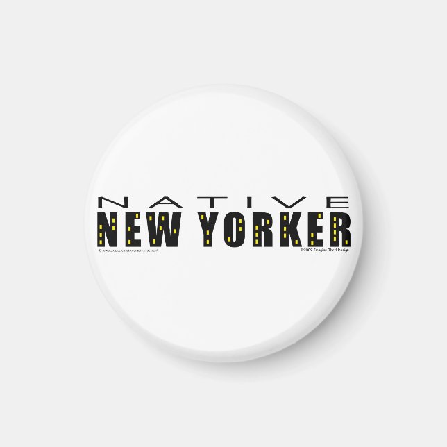 Native New Yorker Magnet (Front)