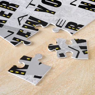 Native New Yorker Pattern Jigsaw Puzzle