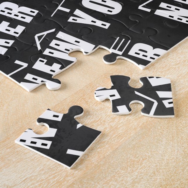 Native New Yorker Pattern Jigsaw Puzzle (Side)