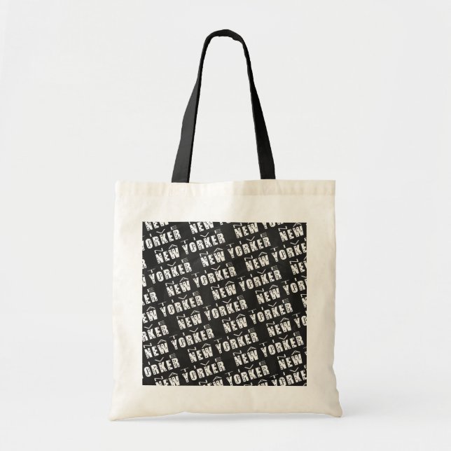 Native New Yorker Pattern Tote Bag (Front)