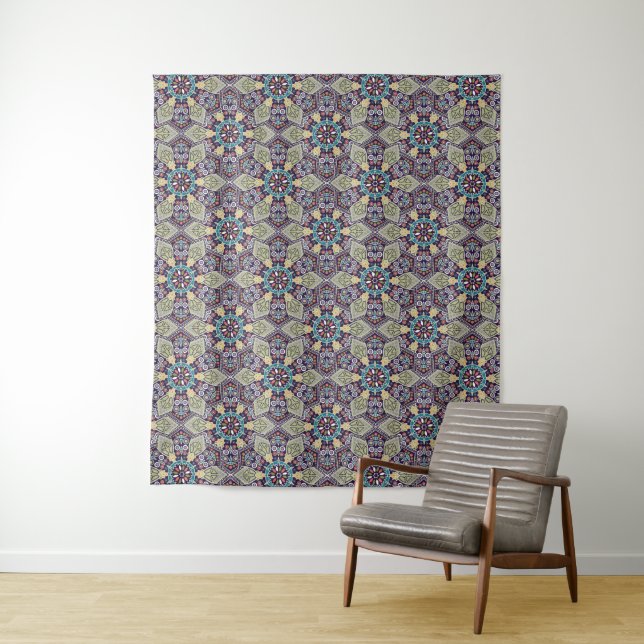 Native Pattern tapestries (In Situ)