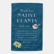 Native Plants Yard Sign