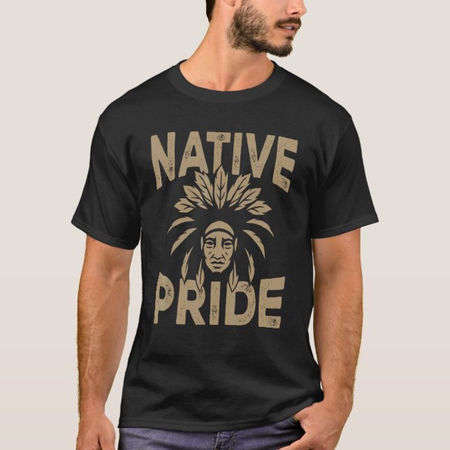 Native Pride Original Founding Fathers Native Indi T-Shirt (Front)