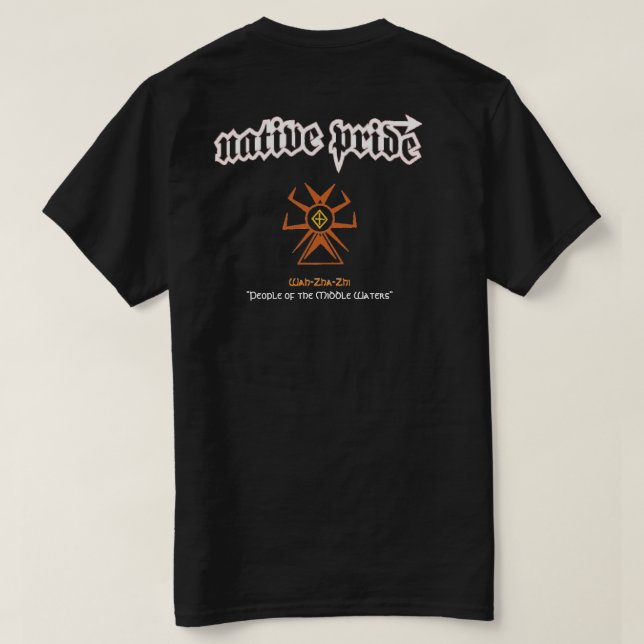 Native Pride - Osage Nation Shirt (Design Back)