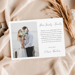 Native Protea Watercolor Floral Boho Botanical Thank You Card