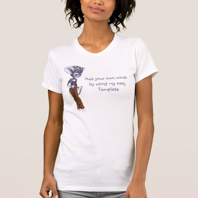 Native Snow Leopard T-Shirt (Front)