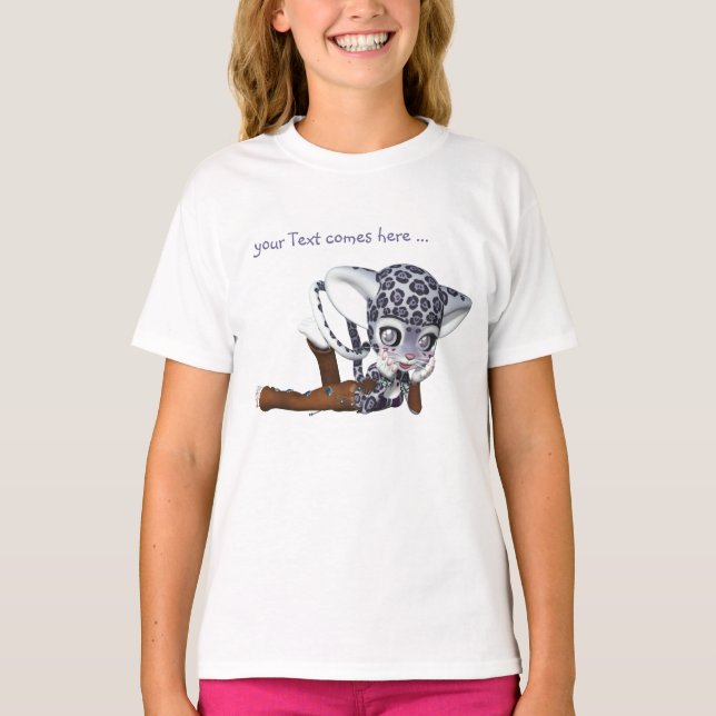 Native Snow Leopard T-Shirt (Front)
