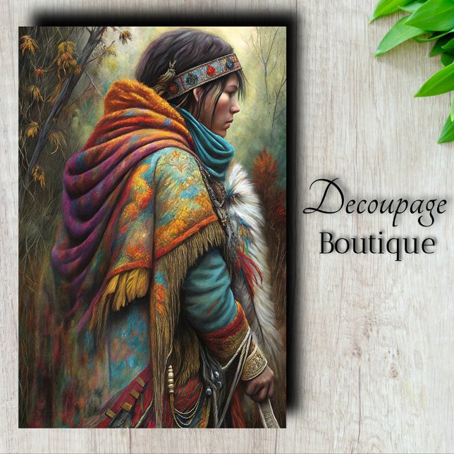 Native Spirit Decoupage Tissue Paper (Native Spirit Decoupage Tissue Paper)
