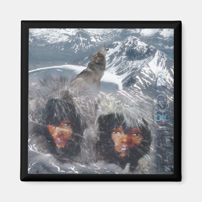 Native Spirit in Alaska Magnet (Front)