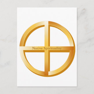 Native Spirituality 5.6" x 4.25" Postcard