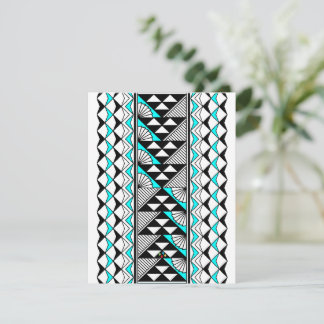 Native Sun and Rain in Turquoise Card