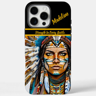 Native Symbols Captivating: Cultural Art iPhone 16 Pro Max Case
