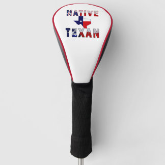 Native Texan Flag Map Golf Head Cover