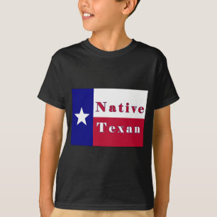Native Texan Lone Star Flag T-Shirt